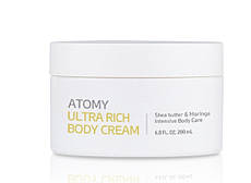 Ultra rich body cream. Зволожувальний крем для тіла Атомі.200 мл