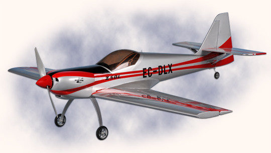 Авіамодель на радіокеруванні літака ZLIN 50L.25Е ARF 1194 мм, фото 1