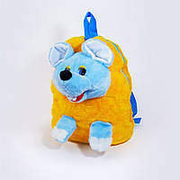Рюкзак дитячий Zolushka Мишка 32 см жовто-блакитний (ZL2672) (bbx)