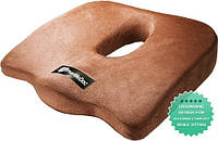 Ортопедическая подушка PharMeDoc Coccyx Seat Cushion для сидения, коричневая.