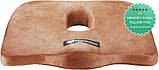Ортопедична подушка PharMeDoc Coccyx Seat Cushion для сидіння, коричнева., фото 4
