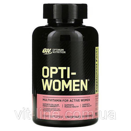 Optimum Nutrition, Opti-Women, 120 капсул, фото 2