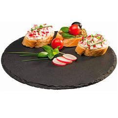 Дошка для подачі страв 28х0.6см зі сланцю APS