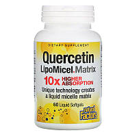 Кверцетин ,Natural Factors, кверцетин LipoMicel Matrix, 60 капсул з рідиною