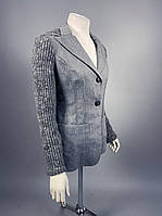 Кофта пиджак эксклюзивный Mariagazia Panizzi, серый, размер 42 (М), Как новая