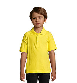 Футболка поло дитяча яскрава з коротким рукавом 100% бавовна SUMMER II KIDS з бічними розрізами