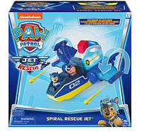 Самолет Чейза (свет, звук) Щенячий патруль Paw Patrol Jet to The Rescue Deluxe Transforming Spiral Rescue Jet