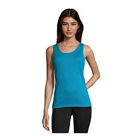 Жіноча майка сітка спортивна приталеного крою однотонна під принт SPORTY TT WOMEN 140