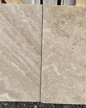 Плитка з каменю Травертин для оздоблення фасаду, доріжок, стін, підлоги, душової, ванної кімнати