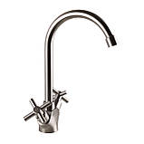 Кухонний змішувач Globus Lux DUKAT SD2-203 із нержавіючої сталі, фото 2