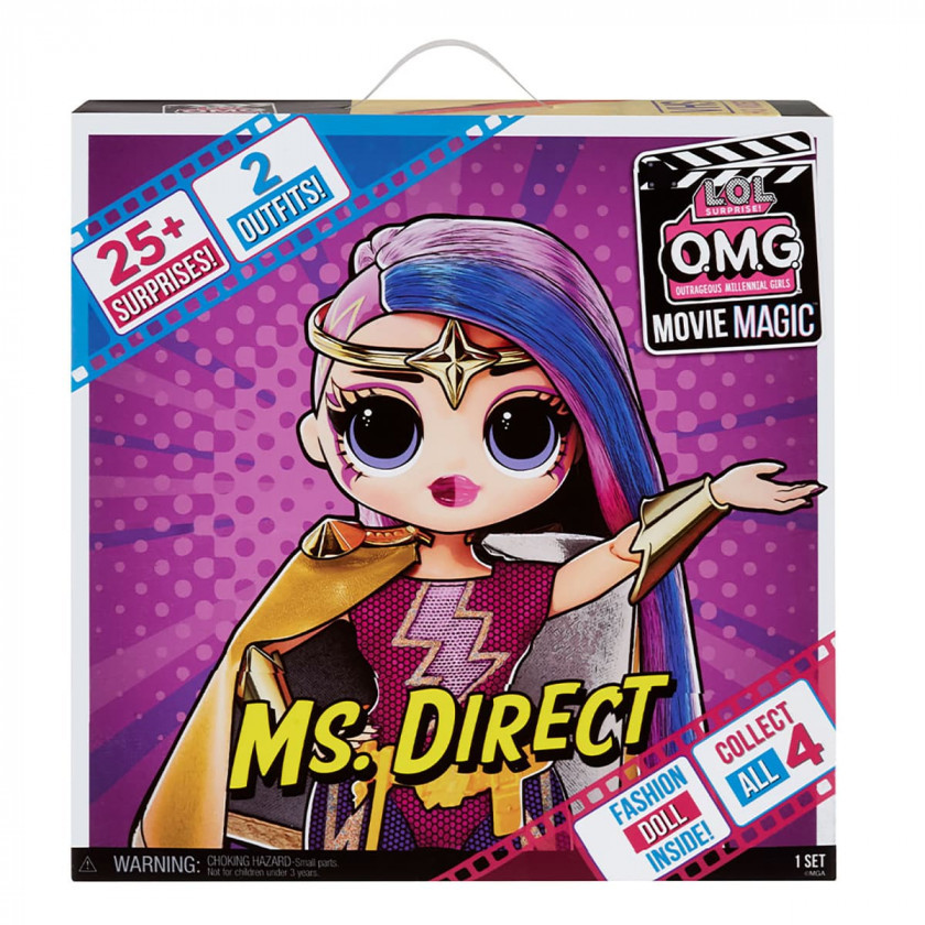 Набор L. O. L. Surprise O. M. G. Movie Magic Ms. Direct Мисс абсолют - фото 1 - id-p1545019523