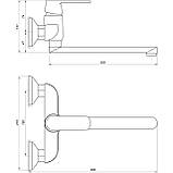 Кухонний змішувач Globus Lux Laguna GLA-0104-7-WHITE білий, фото 5