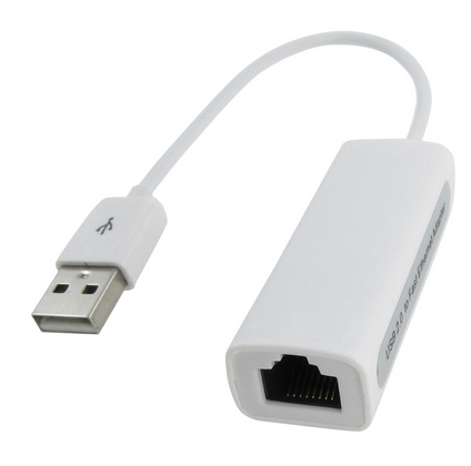 USB LAN rj45 адаптер мережева карта біла