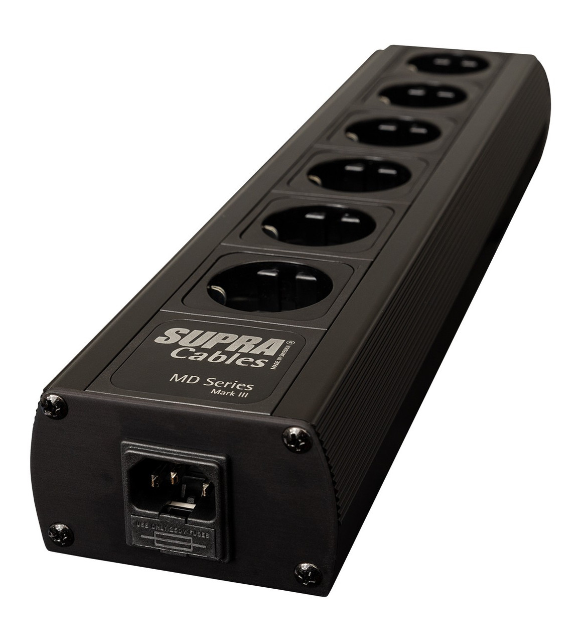 Фільтр живлення на 6 розеток Supra Mains Block MD06-EU SPC Black, фото 1
