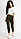 Жіночі джогери, джинси карго з кишенями, колір хакі., фото 3