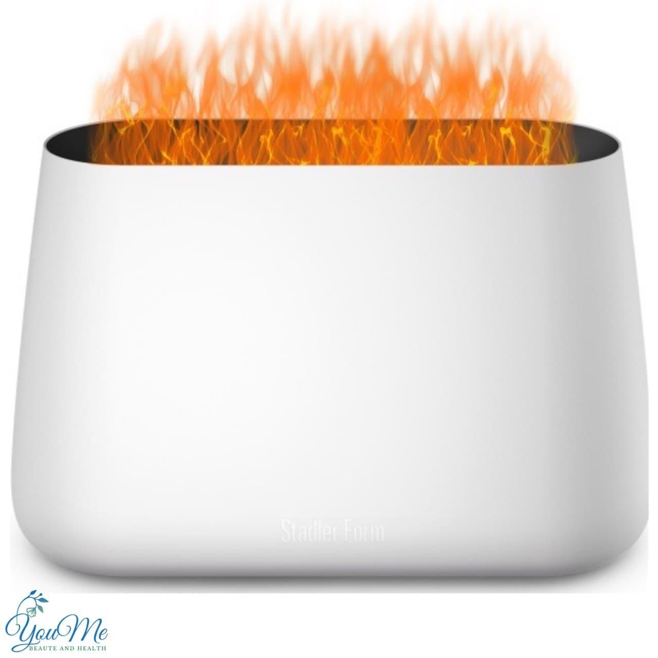 Ультразвуковий зволожувач і ароматизатор Ben з ефектом камінного полум'я Ben White B-001