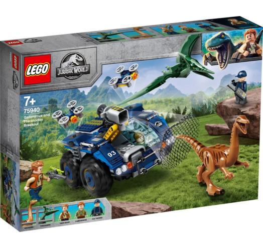 Конструктор LEGO Jurassic World Втеча галлимима і птеранодона (75940), фото 1