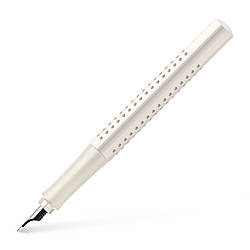 Ручка пір'яна Faber-Castell GRIP 2010 Coconut Milk, колір корпусу білий, перо F (0,5 мм), 140822
