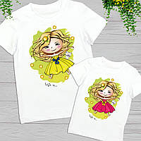 Парні футболки з принтом "Мама та Дочка" Push IT