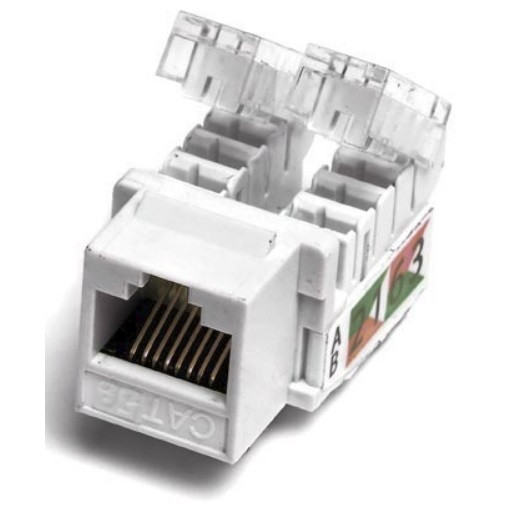 Модуль KeyStone RJ-45 UTP кат.5е SLIM Lumina Hager WL9002