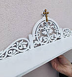 Іконостас на 1 полицю, полиця під ікони (плоский), фото 3