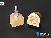 CASALI Standart, р.8 (8х8 мм) шт.2.9мм бежевый набойки полиуретановые на штыре