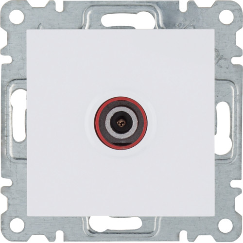 Розетка ТВ біла Lumina Hager WL3210