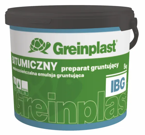 Бітумний грунтуючий препарат GREINPLAST IBG 5 кг.