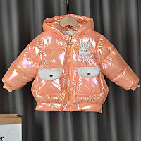 Детская оранжевая курточка хамелеон демисезонная