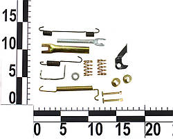 Ремкомплект заднього барабана Матіз лівий  (Genuine) (94580433)