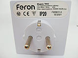 Добовий Таймер Feron механічний в розетку реле часу TM32, фото 4