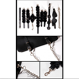 Фетиш сумка c БДСМ девайсами, Бондажний набір бдсм, Інтимні іграшки для жінок, фото 5