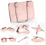 Фетиш сумка c БДСМ девайсами, Бондажний набір бдсм, Інтимні іграшки для жінок, фото 10