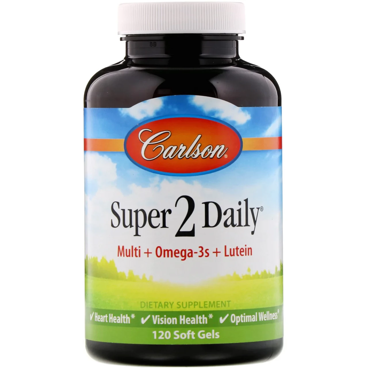 Carlson Labs, Super 2 Daily, вітаміни і мікроелементи, 120 м'яких таблеток, Київ