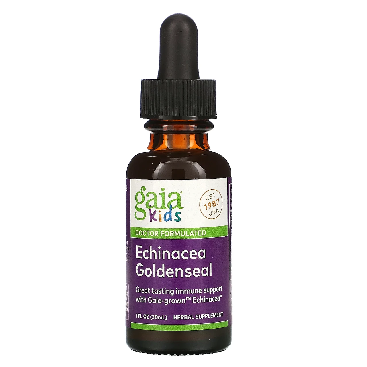 Gaia Herbs, ехінацея і желтокорень, для дітей, 30 мл (1 рідин та си. унція), Київ