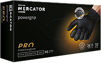 Прочные перчатки нитриловые GoGrip black 50 шт., размер XL