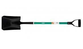 ЛОПАТА СІВКОВА ТРАПЕЦІЄВІВНА FLO 22.5 X 29 X 120 см СТАЛЬНА ОСНОВА СТЕКЛОКОННА РУЧКА, фото 1