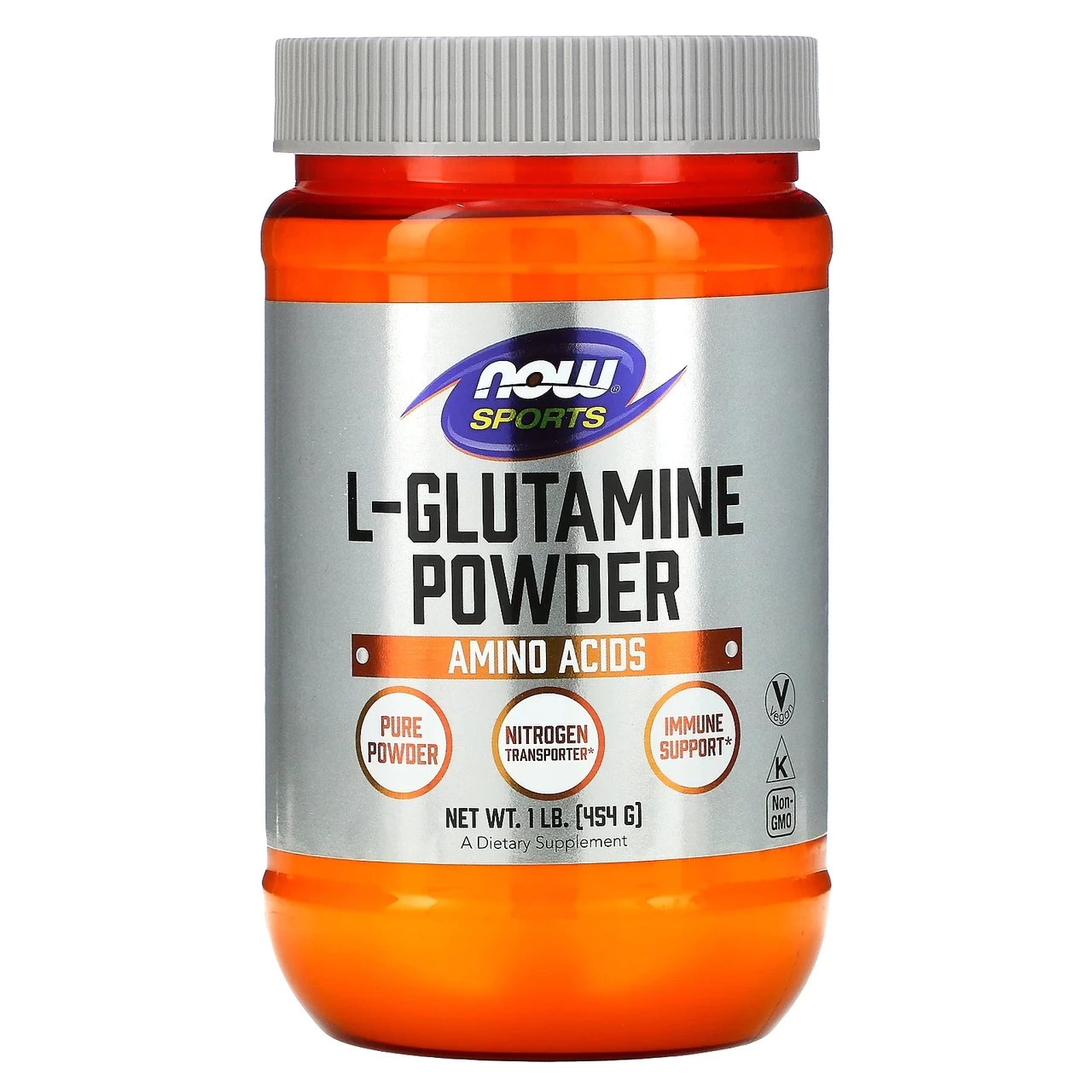 Now Foods, Sports, L-глютамин, 454 г (1 фунт), Київ