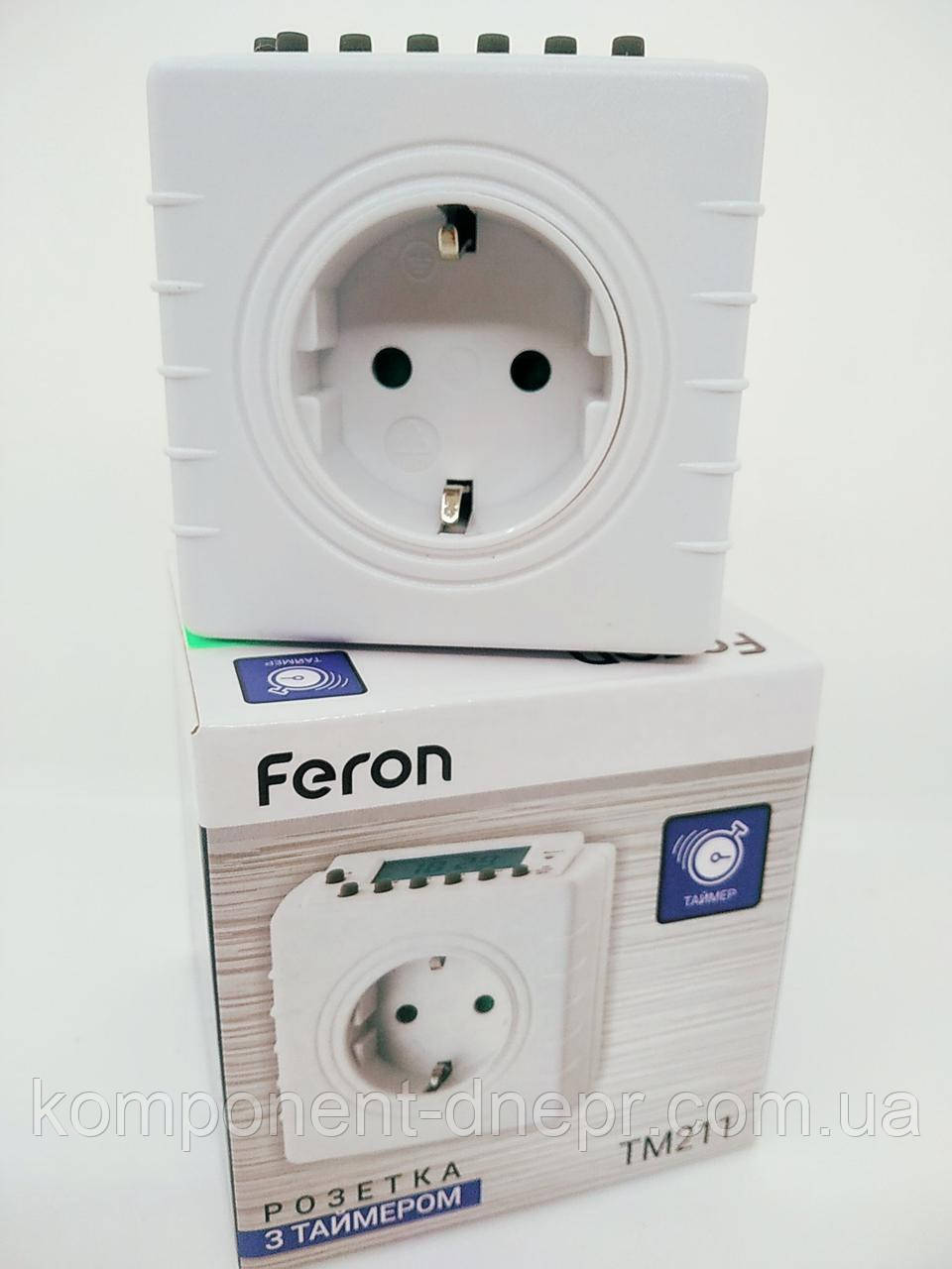 Таймер тижневий реле часу Feron ТМ211