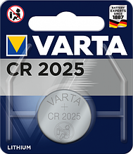 Батарейка кнопкова CR 3V 2025 Varta