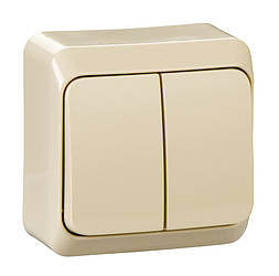 Prima IP20 вимикач 2-клавішний слонова кістка Schneider Electric, WDE001150