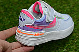 Дитячі кросівки Shadow white аїр форс шадоу білий 28 17.3 см, фото 4