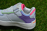 Дитячі кросівки Shadow white аїр форс шадоу білий 28 17.3 см, фото 7