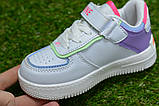 Дитячі кросівки Shadow white аїр форс шадоу білий 28 17.3 см, фото 5