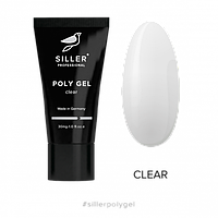 Siller Poly Gel полигель для ногтей прозрачный, 30мл