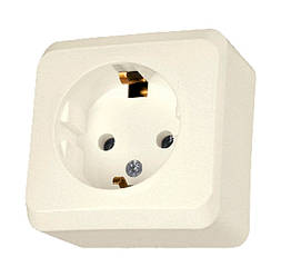 Prima IP20 розетка із заземленням слонова кістка Schneider Electric, WDE001180