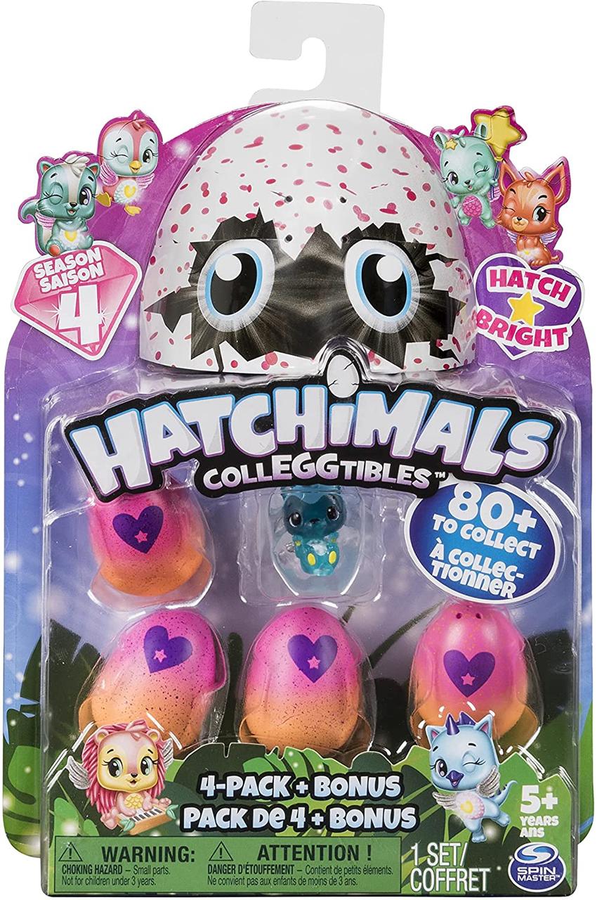 хетчималс набір 4 яйця Hatchimals CollEGGtibles 4 Pack + Bonus Season 4