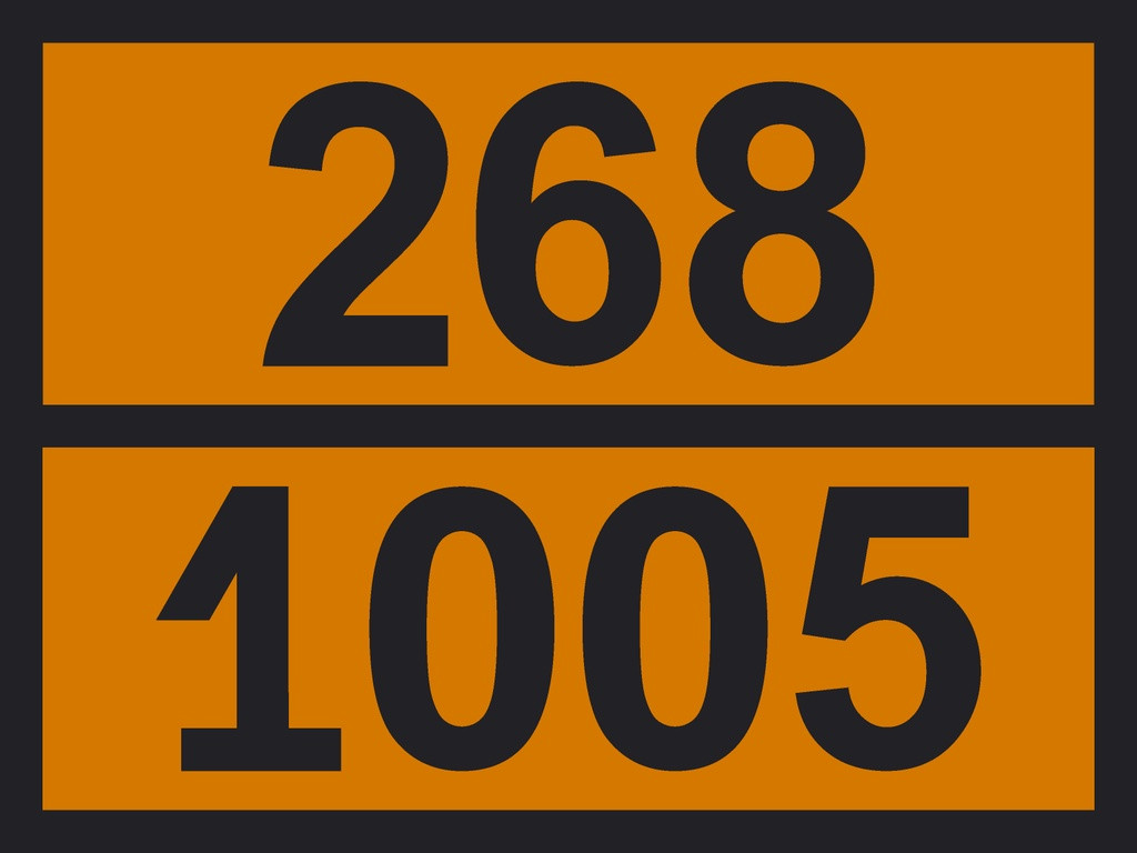 Інформаційна табличка ADR "Аміак безводний 225-1073" Bicma, фото 1