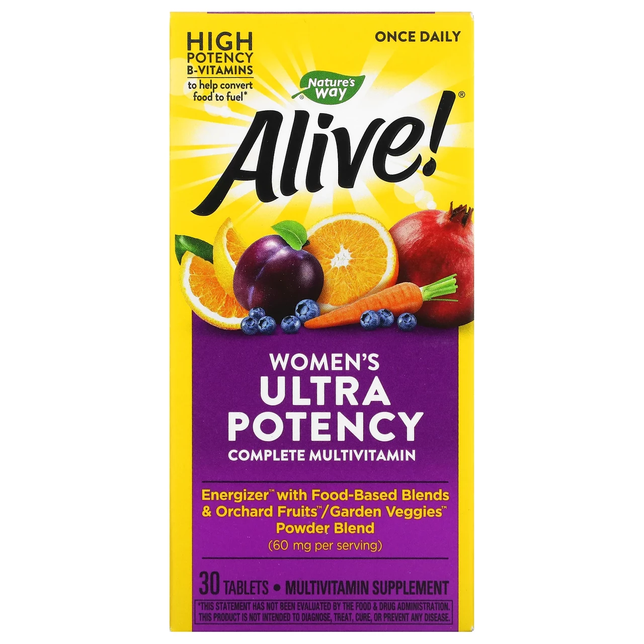 Nature's Way, Alive! Women's Ultra Potency Complete Multi-Vitamin, 30 Tablets, Київ