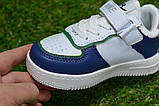 Дитячі кросівки аналог Nike Air Force 1 Shadow blue найк аїр форс шадоу синій р26-28, фото 6